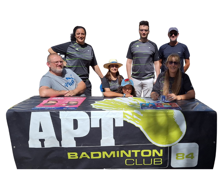Membres de l'Apt Badminton Club